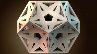 3D модель Ваза в виде звезды в деревенском стиле (STL)