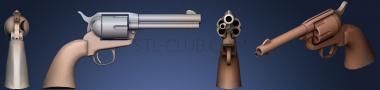 3D модель Армейский револьвер Colt Single Action (STL)