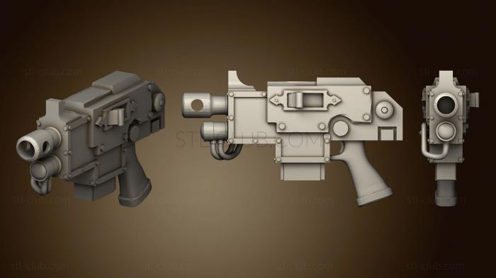 3D модель Образец болт - пистолета космического десантника хелсдип (STL)