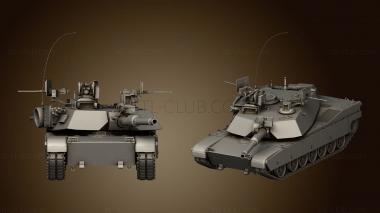 3D модель Сетка Для боевого танка Abrams (STL)