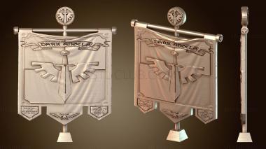 3D модель Темный Ангел Назад (STL)