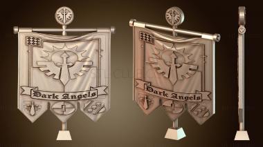 3D модель Темный Ангел Железо на спине (STL)