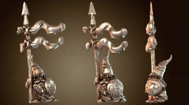 3D модель Экипаж колесницы армии гномов (STL)