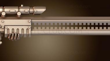 3D модель Снайперская винтовка Зенит (STL)