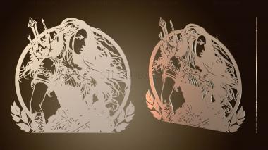 3D модель Валькирия (STL)