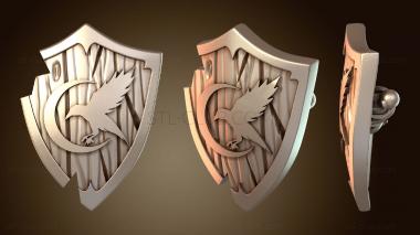 3D модель Скелетный щит вампира (STL)