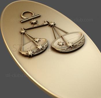 3D model Scales in an oval (STL)